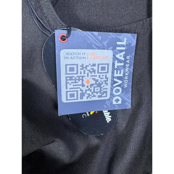 Dovetail Workwear Pants Womens 22x32 Brown DX Bootcut Durable Cordura Canvas Art - Picture 11 of 12